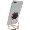 cobee Supporto ad anello per cellulare in metallo, girevole a 360°, pieghevole, supporto per cellulare regolabile, compatibile con la maggior parte degli smartphone (oro rosa)