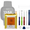 Swark Batteria di ricambio LSS352325P, 260 mAh, compatibile con smartwatch Versa 3 FB511, batteria di ricambio con kit di strumenti di riparazione aggiornato