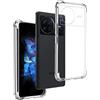 REY Cover in Gel TPU Anti-Shock per Vivo X Note 5G, Morbido Silicone Custodie Protettivo Case, Anti-Scratch, Protettiva Sottile Back Cover