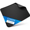 GOMIN Mini tappetino per mouse - 23 x 18 cm tappetino per mouse da gioco antiscivolo - bordi senza cuciture - migliora velocità e precisione - Sottomano da scrivania per PC, laptop, colore nero