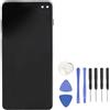 MENDUNER Schermo LCD per S10 Plus, Sostituzione Schermo Telefono da 6,4 Pollici per S10 Plus Display LCD Digitizer Touch Assembly Kit di Riparazione per SM G975F G975U