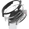 Ringke Slim Compatibile con Cover Samsung Galaxy Watch 4 Classic 42mm (2 Pezzi) Custodia Sottile Rigida PC Antigraffio - Clear & Black