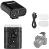 NEEWER N12L VERSIONE ENTRY LEVEL Mini Flash per Fotocamera con Luce di Riempimento Video LED e Display LCD, 800 mAh,Compatibile con Fotocamere DSLR Canon/Fujifilm/Sony/Nikon
