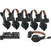 HollyView Hollyland Solidcom C1 PRO System Intercom Wireless ENC Cancellazione Rumore Ambientale Full-Duplex 6 Persone 350m PTT Mute Team Produzione Video Chiesa Drone TV&Film con 1 Master e 5 Cuffie Distanza