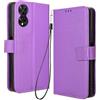 RonRun RonRon Cover TCL 505 Libro, Flip Custodia Portafoglioin Pelle, Antiurto case per TCL 505, viola