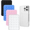 WY LIGHTING LEVEL Confezione Da 4 Supporti Per Cellulare In Silicone A Ventosa Per Cellulare Supporto Per Smartphone Ventose Per Auto Supporto Per Cellulare Compatibile Con Tutti I Modelli Di Cellulare (4 Colori)