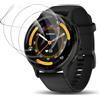 Votvloay 3 Pezzi Pellicola Protettiva per Garmin Venu 3,HD Trasparente TPU Film Alta Risoluzione Auto Guarigione Protettiva per Garmin Venu 3 Protezione Pellicola