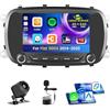 Inefala 4+64G Autoradio per Fiat 500X 2014-2020 Android 15 con Wireless CarPlay Android Auto, 7'' Schermo per Auto Soporta Bluetooth WIFI GPS FM/RDS 32EQ SWC AHD Telecamera Posteriore