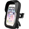 XFSRG Porta Cellulare Moto Bici Impermeabile Borsa Manubrio Universale Rotazione 360° con Parapioggia Antivibrazione Supporto Cellulare per Smartphone 4.5-6.4 pollici