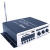 DollaTek LP-V9S Amplificatore digitale stereo Hi-Fi 2 x 20W 2CH con alimentazione 3A per DVD CD FM MP3 - Nero