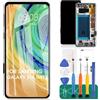 SRJTEK TFT per Samsung Galaxy S10, set di schermi LCD per Samsung Galaxy S10, touch screen SM-G973F, SM-G973U, SM-G973W, SM-G973N, kit di riparazione digitale con cornice (nero, senza impronte digitali