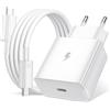 iMangoo 45W USB C Caricatore Caricabatterie per Samsung Galaxy A17 A16 A56 A36 A26 A55 A35 S25 Edge S24 S23 S22 S21 S20 S10 Z Flip 7 con 1M Cavo,USBC Presa Carica Alimentatore Tipo C Spina Ricarica Adattatore