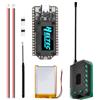 APKLVSR LoRa ESP32 V4 - Scheda di sviluppo con batteria da 3000 mAh, APKLVSR ESP32-S3 LoRa 32 V4, modulo con display OLED, alloggiamento protettivo, ESP32-S3 SX-1262, per Meshtastic IoT Arduino LoRaWAN