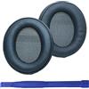 Adhiper Q30 Cuscinetti Auricolari Proteici in Pelle Cuscinetti per Cuffie con Cancellazione del Rumore Parti di Ricambio per Cuffie Compatibile con Anker Soundcore Life Q30/35 Cuffie (blu mezzanotte)