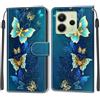KENHONER Custodia per Xiaomi Redmi Note 14 4G, Farfalla