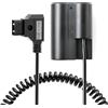 Alvin's Cables DTAP a NP-W235 Dummy Battery Power Arrota per alimentazione per Fujifilm XH2S GFX100 II GFX100S GFX50S II X-H2 X-T5 X-S20 Camera