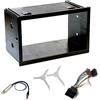 Sound Way Sound-way Kit Montaggio Autoradio, Mascherina 2 DIN, Plancia, Cavo Adattatore Connettore ISO, Adattatore Antenna, Chiavi di Smontaggio compatibile con Golf 4, Bora, Lupo, Passat, Polo, Transporter