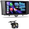 NHOPEEW 2+64G Autoradio Android per Mercedes Benz Smart Fortwo 2011-2015 con Carplay wireless e Android Auto - WiFi GPS Mirror Link Split Screen Controllo volante FM RDS + Telecamera posteriore