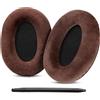 YunYiYi HD598CS HD599SE - Cuscinetti auricolari di ricambio compatibili con cuffie Sennheiser HD599, HD598, HD558, HD598SE, comodi cuscinetti auricolari in velluto con guida all'installazione video