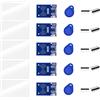 ZkeeShop 5Pcs RFID Kit with Reader Sensor Module, Chip and Card Compatibe for Arduino and Raspberry Pi