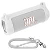 Peyyargo Custodia in Silicone Compatibile con JBL Flip 7 Speaker Portatile (Bianco)