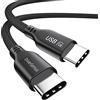 DriverGenius SaranX-PD240 | Triple-Mode USB4.0 40Gbps USB-C to C Cable, 240W PD3.1(48V/20V, 5A), 8K/60Hz Video, Compatible with DP-Alt & Power Delivery Devices, 1.8m, Nylon Braided