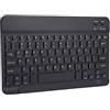 Topiky Tastiera russa wireless, tastiera ergonomica multimediale BT ultra-sottile portatile a 80 tasti BT per tablet PC desktop da telefono cellulare