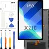 LADYSON Schermo LCD di ricambio per Samsung Galaxy Tab A9+ A9 Plus SM-X210 SM-X215 SM-X216B Display LCD Touch Screen Digitizer Kit di montaggio con strumento (nero 10,9 pollici)