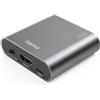 Hama AE90 HDMI-Audio Extractor, HDMI to Audio, Toslink, jack 3,5 mm, argento