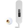 Vecys Dual Band WiFi 2.4GHz 5.8GHz Antenna 12dBi ad Alto Guadagno Omnidirezionale Glue Stick Antenna SMA Maschio Connettore Antenna per Router WiFi Scheda di Rete Wireless (Bianco, 1 PCS)