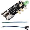 Waveshare Micro HDMI To HDMI Multifunctional Adapter, compatible with Raspberry Pi 5 / 4B, Two Power Supply Methods, Supports Dual 4K Outputs