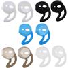 ECSiNG 5 Paia Di Coperture Per Ganci Per Auricolari In Silicone Antiscivolo E Anti-smarrimento Compatibili Con AirPods 2 E 1 EarPods Auricolari Accessori 5 Colori