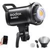 Godox SL60IID Luce video LED,70W 5600K CRI 96 TLCI 97 LED Studio Light with Bowens Stand,8 FX Effetto di Luce Illuminazione di Uscita Continua per Fotografia,Registrazione video (Luce bianca)