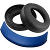 GEEKRIA Kit di ricambio cuscinetti e archetto Geekria per cuffie Sony PlayStation Gold Wireless CECHYA-0083, parti di riparazione compatibili con PS4/PS3/PSV (Nero/Blu)