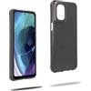REY Cover in Gel TPU Nera per Motorola Moto G55 5G, Ultra Sottile 0,33 mm, Morbido Flessibile, Custodia Silicone