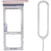 Generic iReplaceParts - Vassoio di ricambio per SIM compatibile con Samsung Galaxy S9 (SM-G960) e S9 Plus (SM-G965), doppia fessura porta SIM, guarnizione in gomma con strumento di espulsione vassoio SIM (oro