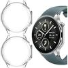 GIOPUEY [2 Pezzi Cover per OnePlus Watch 2/Oppo Watch X, Soft TPU, Shock Resistant, OnePlus Watch 2/Oppo Watch X Custodia - Transparent+Transparent