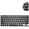 MiNGFi Copritastiera Silicone Tedesco QWERTZ per MacBook Pro 13 A1278 A1425 A1502 (2008-2017), Air 13 A1369 A1466 (2010-2017), Pro 15 A1398 A1286 (2008-2015), Pro 17 A1297 (2011) US/ANSI - Nero