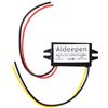 Aideepen Convertitore di Tensione DC-DC da 12V a 5V 3A 15W, Regolatore di Tensione, Convertitore Buck con Due Porte USB (Porte di Linea)