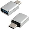 Yewseas 2 Pezzi Adattatore USB-C a USB 3.2, 10 Gbps, Tipo C Maschio a Femmina, Compatibile con Dispositivi Thunderbolt, Laptop, Tablet e Fotocamere Digitali