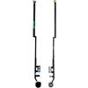 Hedywei Pulsante Home di ricambio compatibile con iPad 7/iPad 8/iPad 9, connettore cavo flessibile con cacciaviti, nero