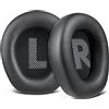 SOULWIT Cuscinetti di Ricambio Professionali per JBL Quantum 100/100X/100P/100M2 (Q100/Q100X/Q100P/Q100M2), Quantum 350 (Q350) Cuffie, Padiglioni Auricolari con Schiuma ad Alta Densità, Pelle Proteica