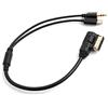 System-S Media in AMI - Cavo Adattatore MDI per Audio Stereo 3,5 mm AUX e USB 3.1 Tipo C