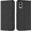 Verco Custodia a libro per Nokia C32, Cover Cellulare, Astuccio Porta Telefono, con funzione di carte di credito, colore: nero