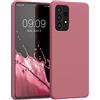 kwmobile Custodia Compatibile con Samsung Galaxy A52 / A52 5G / A52s 5G Cover - Back Case per Smartphone in Silicone TPU - Protezione Gommata - rosa scuro