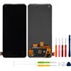 swark Display AMOLED da 6,43, compatibile con OnePlus Nord 2T CPH2399, CPH2401, display LCD touch screen Digitizer con kit di strumenti di riparazione aggiornato, nero