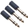Keple Adattatore Jack Cuffie 6.35mm maschio a 3.5mm femmina, Audio Connettore AUX Stereo Cavo Converter para Chitarra, Pianoforte, TV, Microfono, Headphones, Senheisser, AKG, Beats (3 Pezzi)