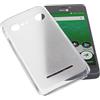 foto-kontor Custodia Compatibile con cellulari Doro 8035 Cover in Gomma TPU di Colore Bianco Semitrasparente
