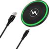 Vedfoad Caricabatterie wireless rapido per Samsung Galaxy S25 Ultra/S24 Plus/S23 FE/S22/S21/S20