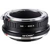 K&F Concept NIK-EOS R - Adattatore per obiettivo compatibile con Nikon F/AI/AIS/D/AF-S e fotocamere EOS R